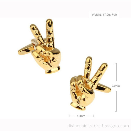 Cuff Links Manufacturer Supply Wholesale Metal Brass Cufflinks For Man's Shirt